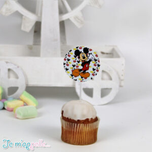 Cupcake toppers με θέμα mickey mouse