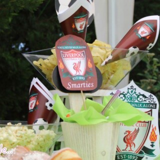 Candy bar για πάρτυ Liverpool Forty love κορωπί